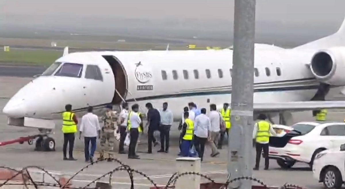 <div class="paragraphs"><p>Chennai: TVK chief Vijay boards a chartered flight to Delhi to appear before CBI in the Karur stampede case, in Chennai, Monday, Jan. 12, 2026.</p></div>