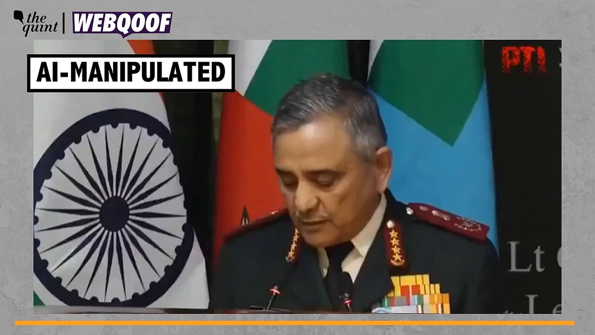 <div class="paragraphs"><p>Fact-Check | The video has been manipulated using the help of Artificial Intelligence (AI).</p></div>