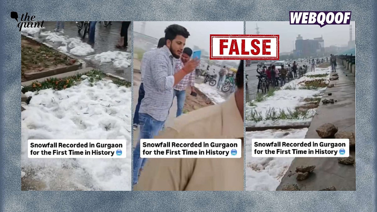 <div class="paragraphs"><p>An old video from 2023 is being shared to falsely claim that it shows recent visuals of snowfall in Haryana's Gurugram.</p></div>