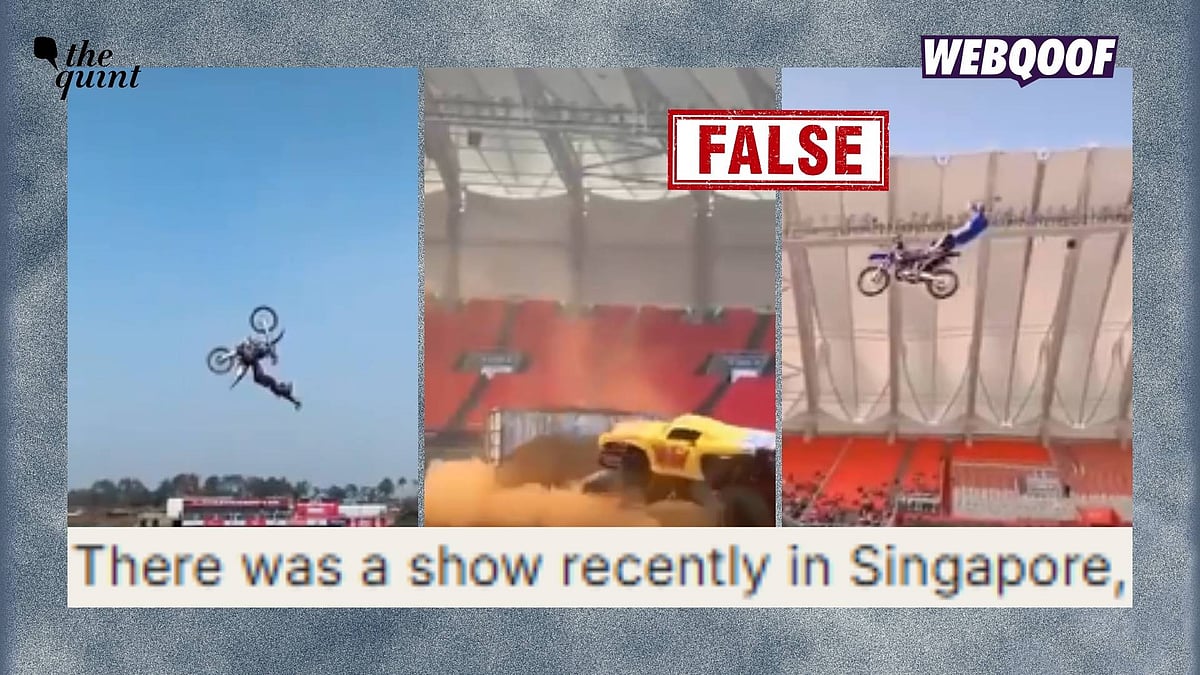 <div class="paragraphs"><p>Old videos of car and motorbike stunts are being shared with the false claim that they show recent clips of a show in Singapore.</p></div>