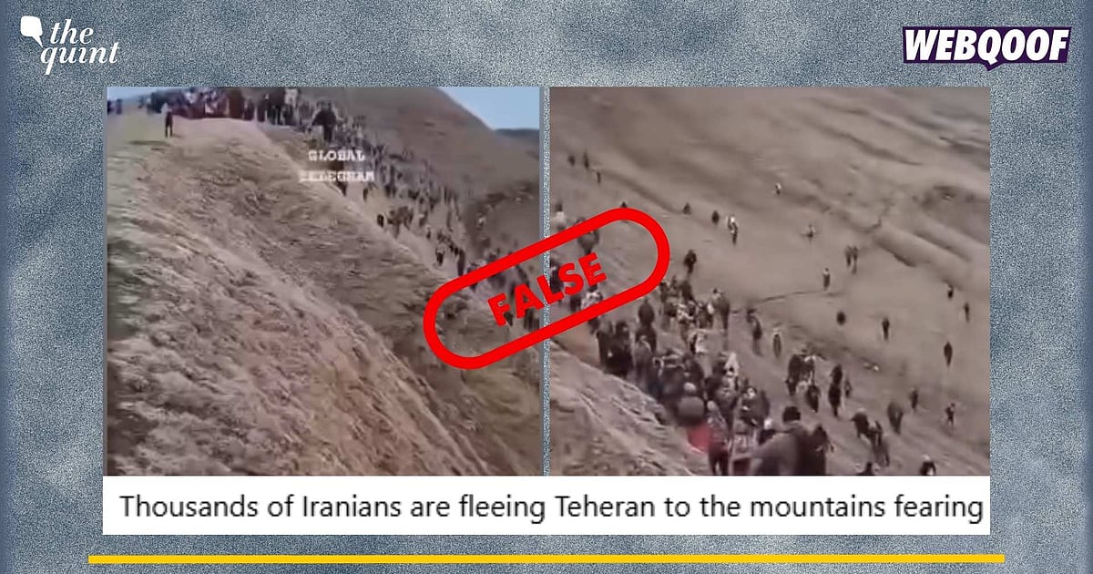 Unrelated Video Misrepresented as Iranians Fleeing