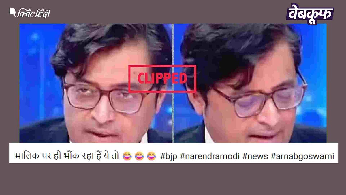 <div class="paragraphs"><p>वीडियो में अर्णब को बीजेपी और पीएम नरेंद्र मोदी की आलोचना करते हुए देखा जा सकता है.</p></div>