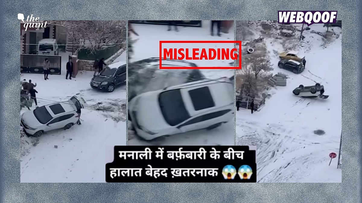 <div class="paragraphs"><p>A video from Turkey is being shared with the misleading claim that it shows cars skidding and colliding in Manali, Himachal Pradesh.</p></div>
