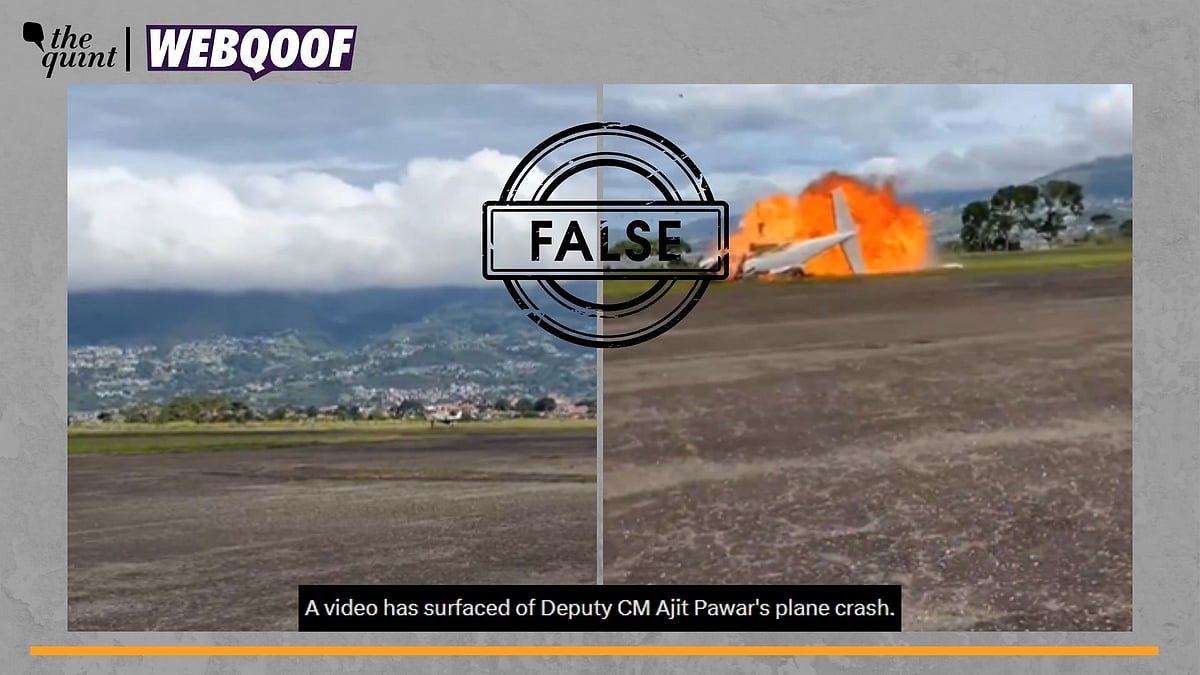 <div class="paragraphs"><p>Fact-Check | The video is old and unrelated to the recent airplane crash in Baramati, Maharashtra.</p></div>