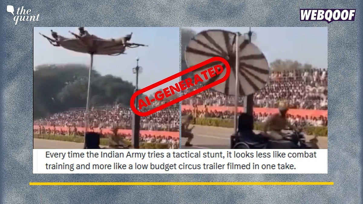 AI-Generated Clip Misrepresents Indian Army Stunt