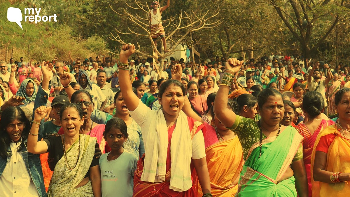 <div class="paragraphs"><p>Residents of Goa's Chimbel village, near Panjim, have been protesting for weeks against two proposed projects on a wetland area near Toyyar Lake.</p></div>