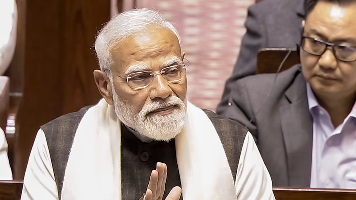<div class="paragraphs"><p>PM Slams Rahul's ‘Gaddar’ Remark Against Ravneet Bittu, Rajya Sabha Sees Uproar</p></div>