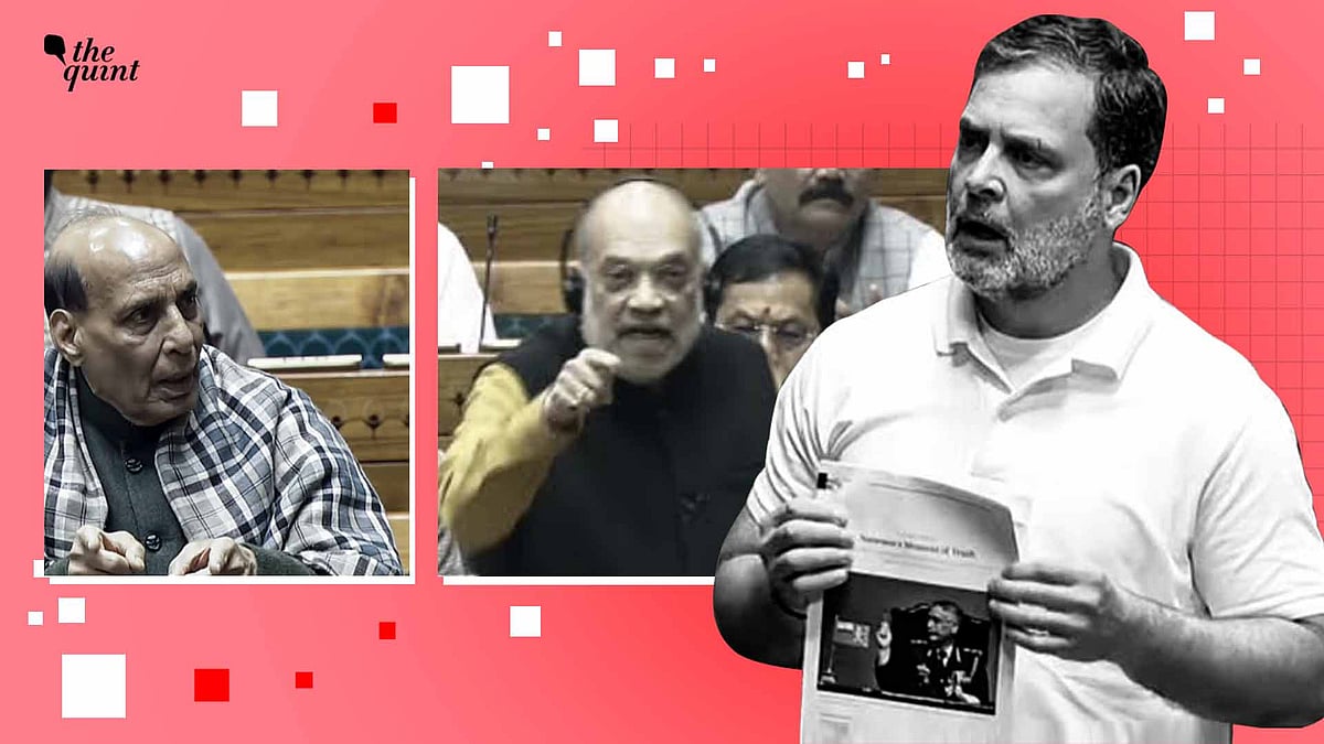 <div class="paragraphs"><p>The casualty was freedom of speech, with neither the Leader of Opposition (LoP) <a href="https://www.thequint.com/news/webqoof/ai-generated-photo-of-rahul-gandhi-talking-to-the-media-viral-as-real-fact-check">Rahul Gandhi</a> nor Prime Minister <a href="https://www.thequint.com/news/breaking-news/modi-condemns-gaddar-remark-rajya-sabha-uproar">Narendra Modi</a> being allowed to speak in what is the first major debate of the crucial Budget session.</p></div>