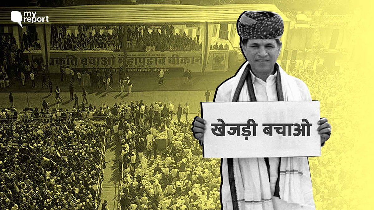 <div class="paragraphs"><p>Since 2 February, the Bishnoi community in Rajasthan has been protesting against the alleged felling of trees.</p></div>