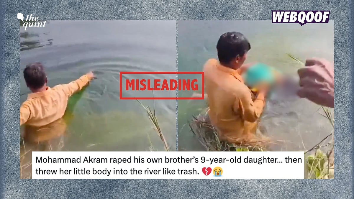 <div class="paragraphs"><p>A video of a girl's body being recovered is being shared with the misleading communal claim that she was sexually assaulted and murdered by her uncle, a Muslim man named Mohammad Akram.</p></div>