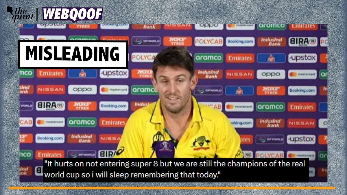 <div class="paragraphs"><p>Fact-Check | There is no evidence to support the claim that Mitchell Marsh indeed made such a statement.</p></div>