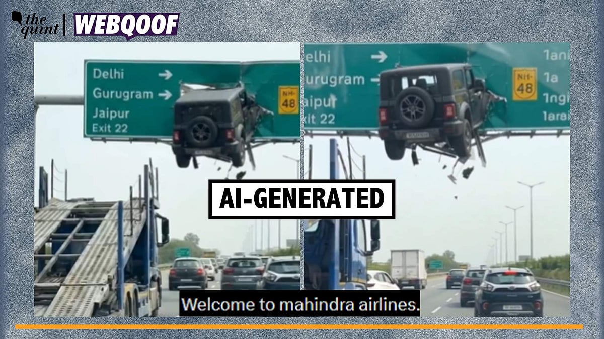 <div class="paragraphs"><p>Fact-Check | The video has been generated using the help of Artificial Intelligence (AI) and does not show real visuals.</p></div>