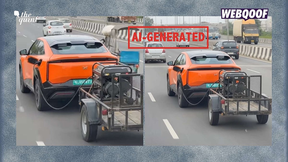 <div class="paragraphs"><p>An AI-generated video is being shared as real visuals of a Mahindra BE-6 towing a diesel generator on the road.</p></div>
