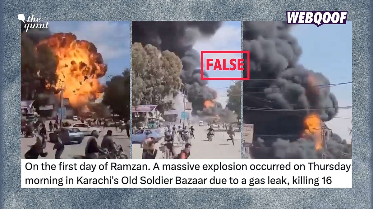 <div class="paragraphs"><p>An old video from Syria is being falsely shared as one of a recent explosion in Karachi, Pakistan.</p></div>