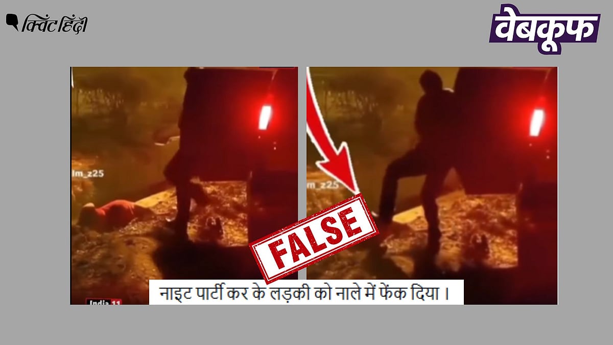 <div class="paragraphs"><p>महिला को नाले में फेंकने का वायरल वीडियो असली नहीं फिल्म का एक सीन है</p></div>