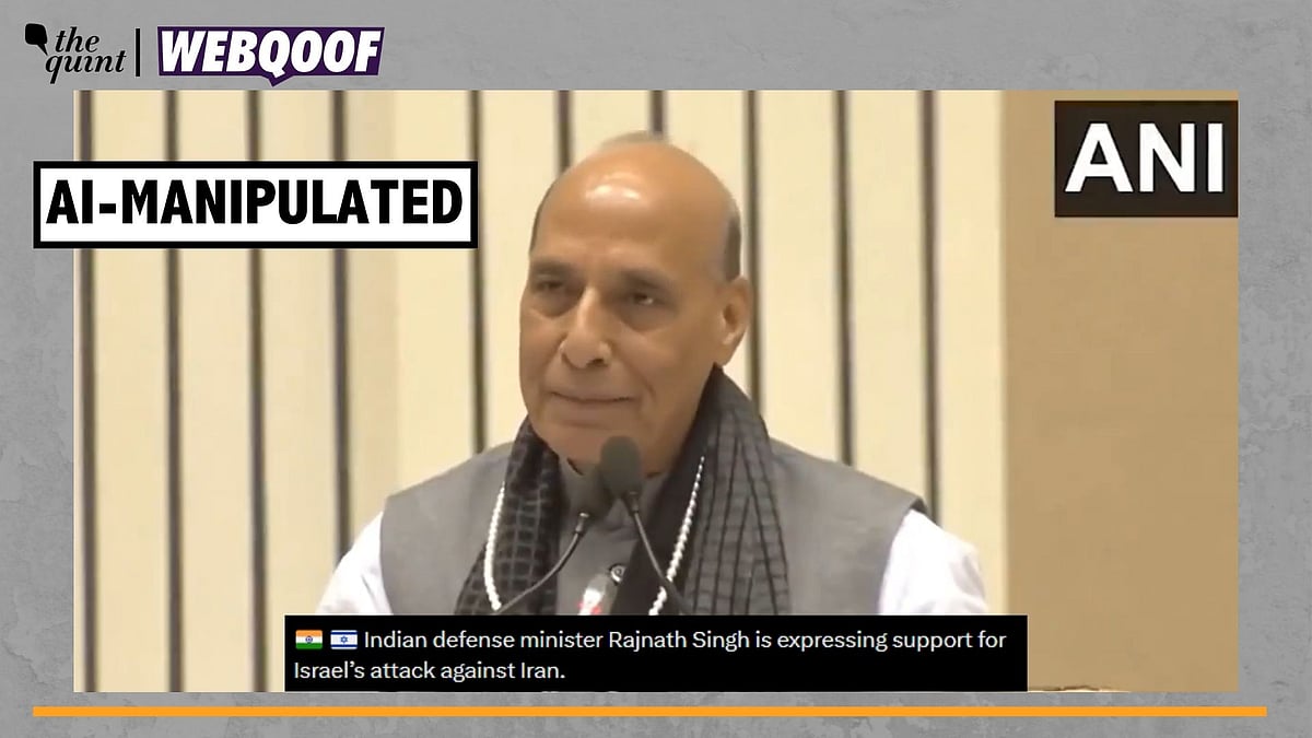 <div class="paragraphs"><p>Fact-Check | The video of Defence Minister Rajnath Singh has been manipulated using AI.</p></div>