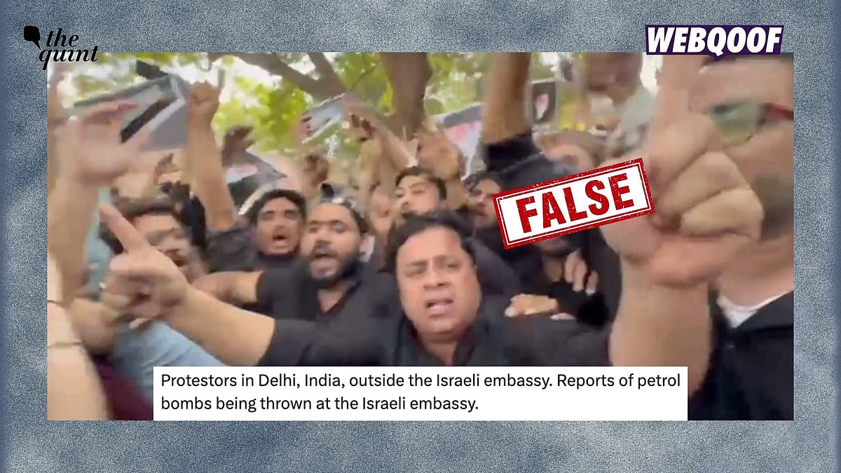 <div class="paragraphs"><p>A video of Shia Muslims protesting Khamenei's killing is being shared to falsely claim that it shows protests outside the Israeli embassy in Delhi.</p></div>