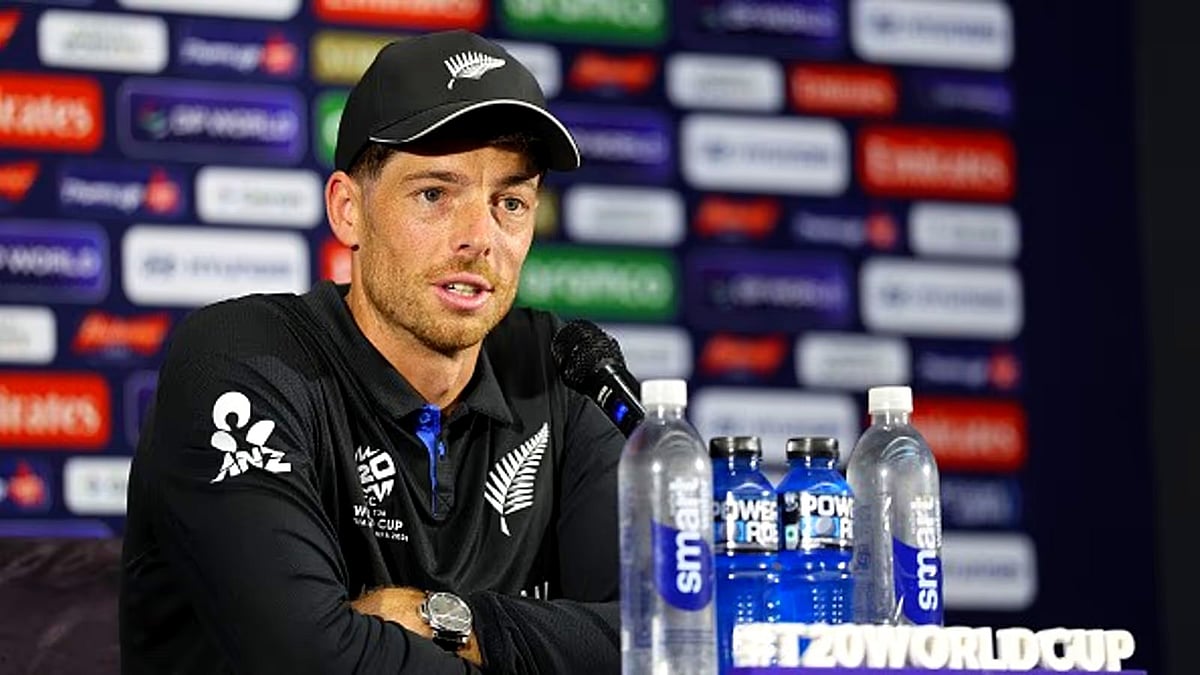 <div class="paragraphs"><p>T20 World Cup 2026: Mitchell Santner is ready to break a few hearts. | India vs New Zealand, Final</p></div>