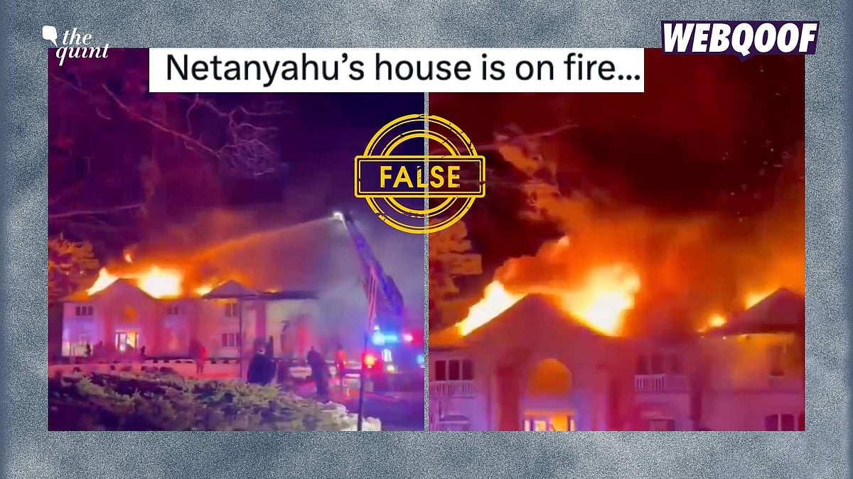 <div class="paragraphs"><p>A video from New Jersey is being shared on social media with the claim that it shows Netanyahu's house on fire.</p></div>