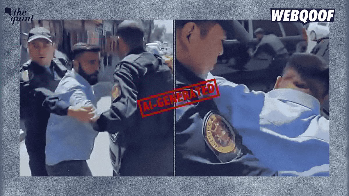 <div class="paragraphs"><p>A video is being shared on social media with the claim that it shows an Indian national being detained in Tehran.&nbsp;&nbsp;</p></div>