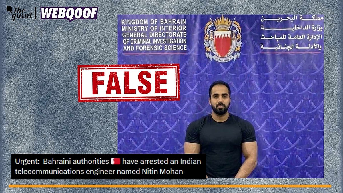 <div class="paragraphs"><p>Fact-Check | There is no evidence to claim that an Indian named 'Nitin Mohan' was arrested in Bahrain for leaking information to Mossad.</p></div>