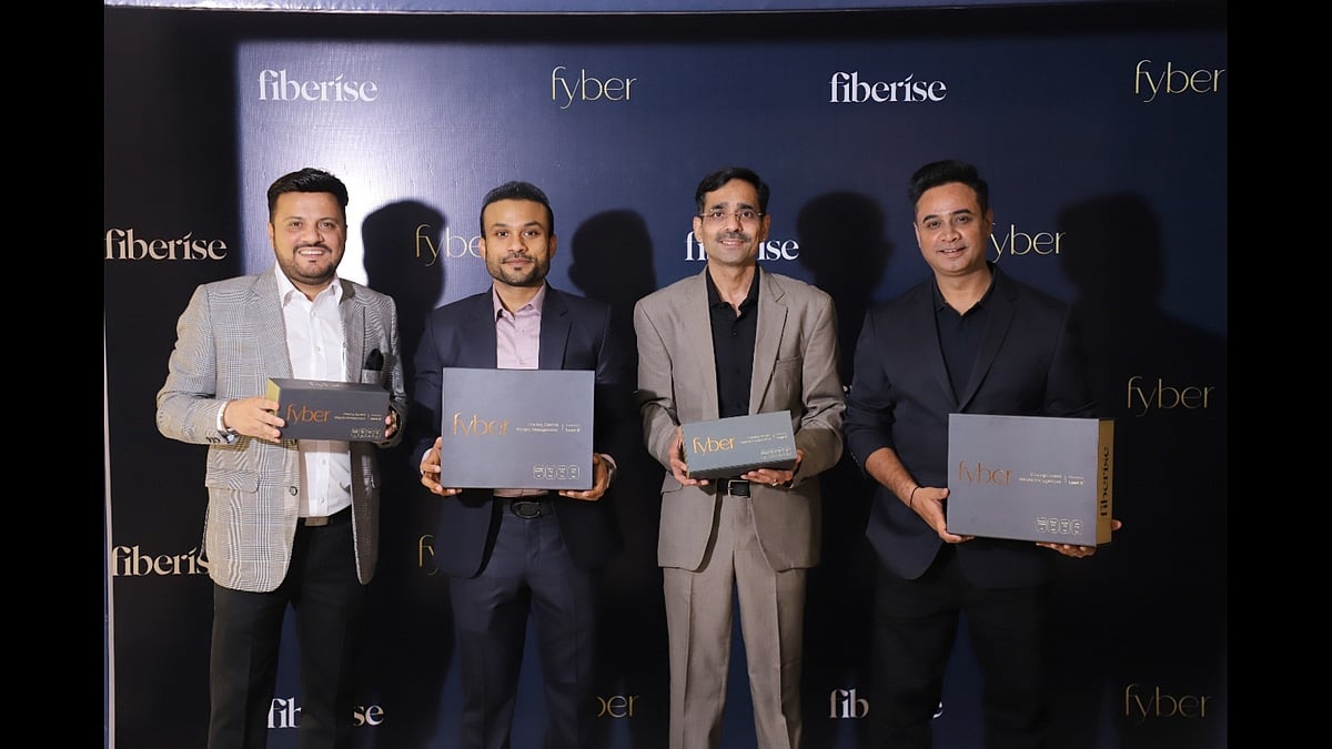 <div class="paragraphs"><p>CEO, CGO and Investors of Fiberise at the launch of product FYBER</p></div>