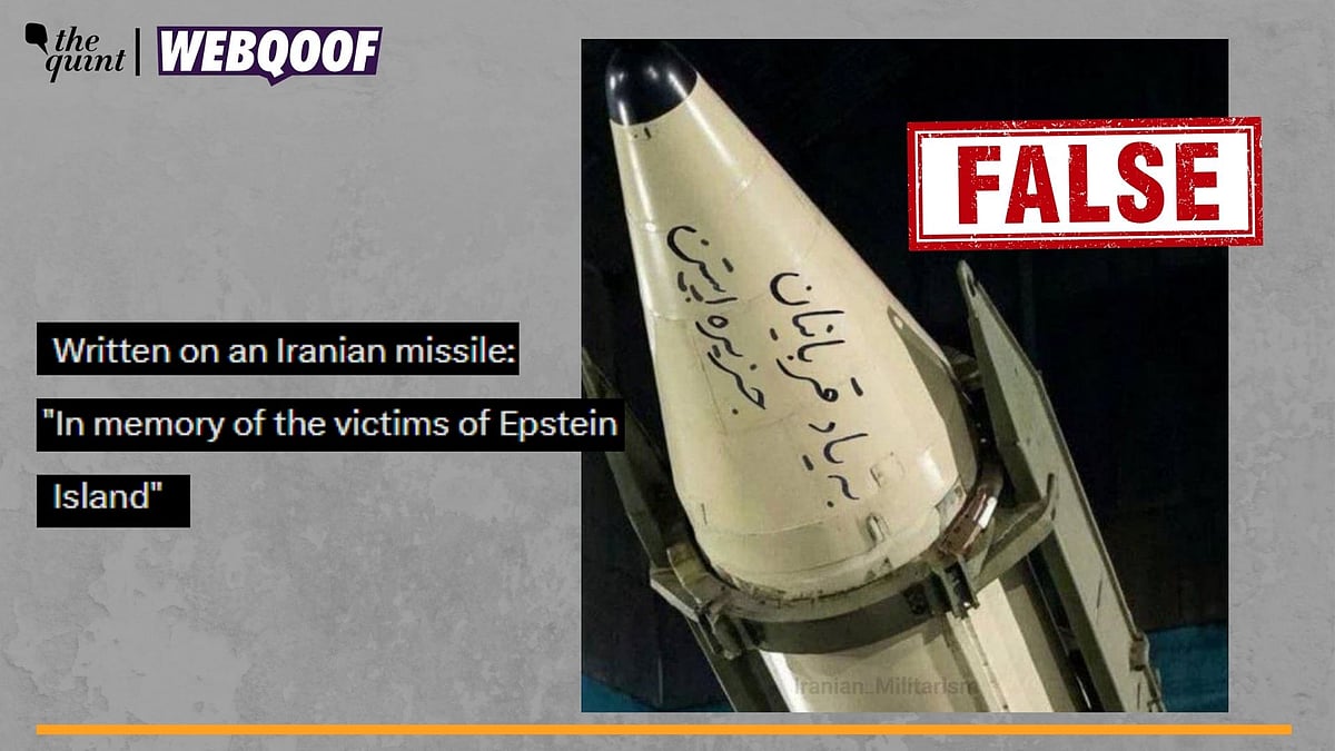 <div class="paragraphs"><p>Fact-Check | The image being circulated as a real visual of an Iranian missile is fake.</p></div>