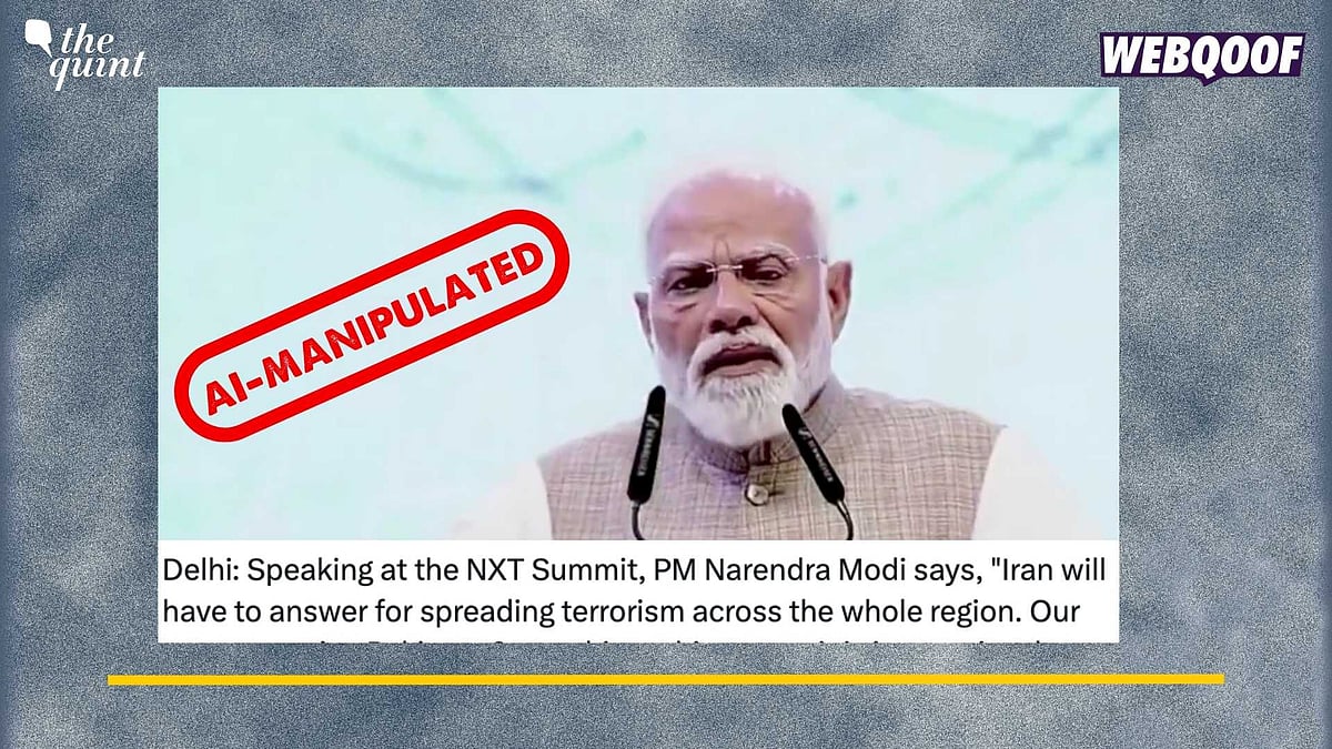 <div class="paragraphs"><p>Fact-Check:&nbsp;A few parameters of Deepfake-O-Meter revealed that the viral clip was created using AI. </p></div>