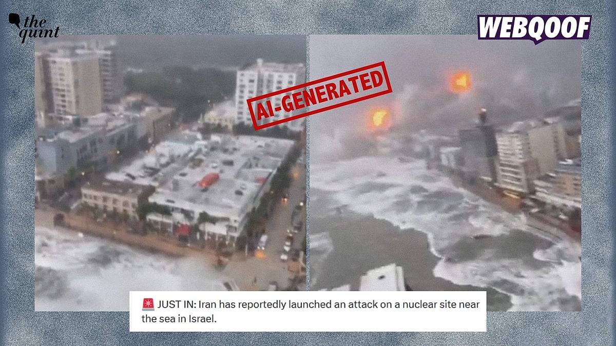 <div class="paragraphs"><p>An AI-generated video is being circulated with the false claim that it shows an attack by Iran on a nuclear site near the sea in Israel.&nbsp;</p></div>