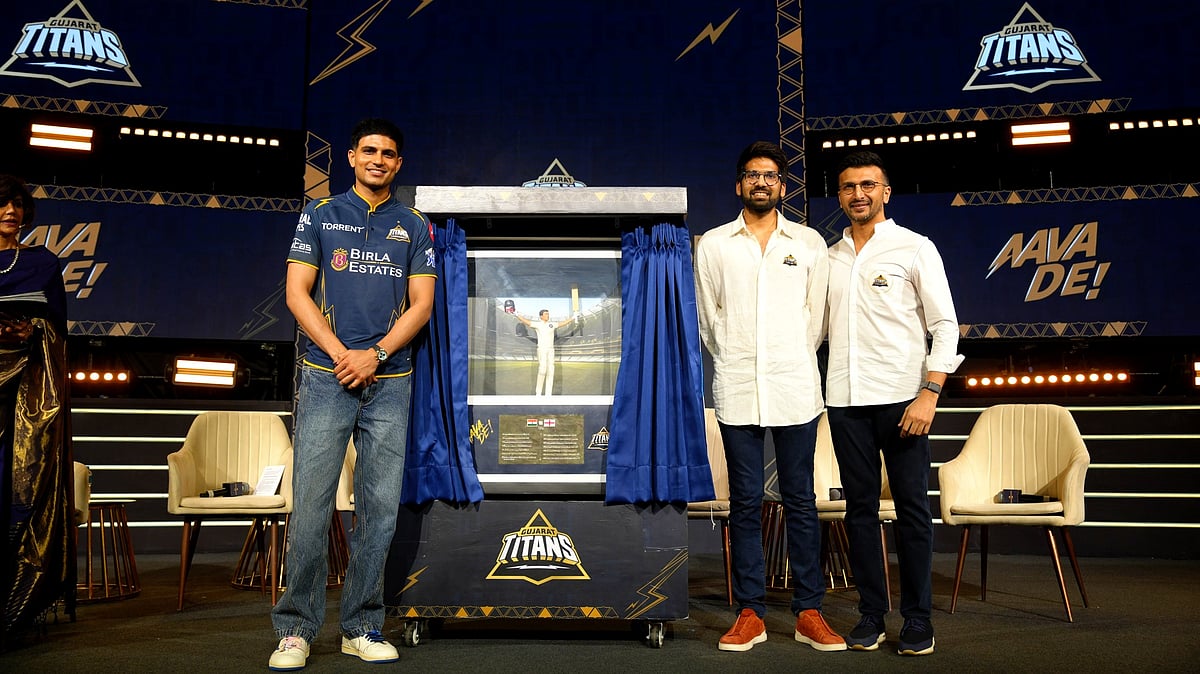 <div class="paragraphs"><p><a href="https://www.thequint.com/indian-premier-league-ipl/ipl-2026-auction-analysis-rating-all-10-teams-part-1-csk-dc-gt-kkr-lsg">Gujarat Titans</a> marked the beginning of their <a href="https://www.thequint.com/indian-premier-league-ipl">IPL 2026</a> journey with Shubharambh 2026.</p></div>