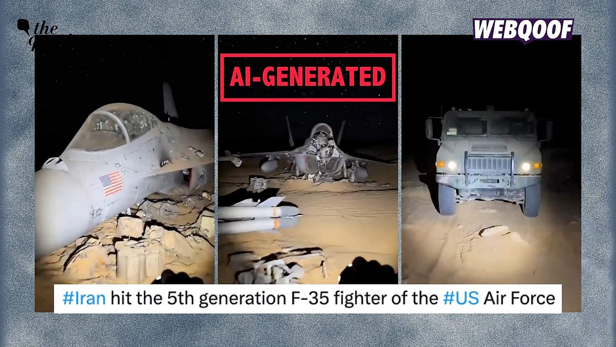 <div class="paragraphs"><p>An AI-generated video is being shared to claim that it shows a US F-35 fighter jet that was taken down by Iranian forces.</p></div>
