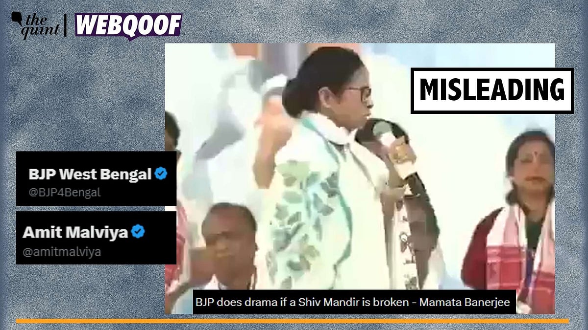 <div class="paragraphs"><p>Fact-Check | The video has been clipped to change the context of the viral video.</p></div>