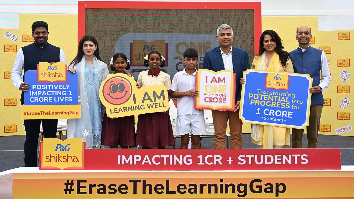<div class="paragraphs"><p>To mark its 1 Crore milestone, P&amp;G Shiksha hosted a special event at a tribal government school in Hyderabad. Representing the 1 crore students impacted across India, these three bright learners took the stage as the face of “1 in 1 Crore” — sharing their personal journeys and proving that when you erase the learning gap, you unlock a world of potential</p></div>