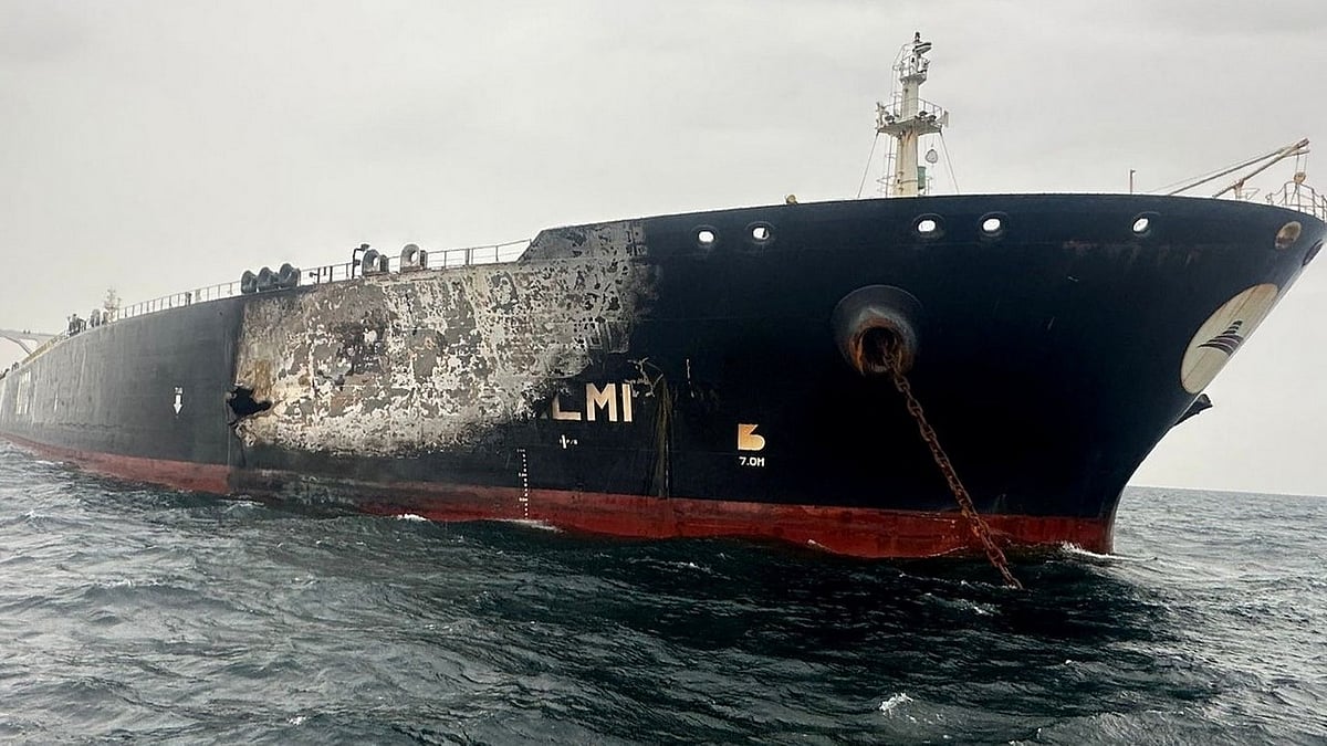 <div class="paragraphs"><p>Iranian Drone Strike Hits Kuwaiti Oil Tanker at Dubai Port, Sparks Fire</p></div>