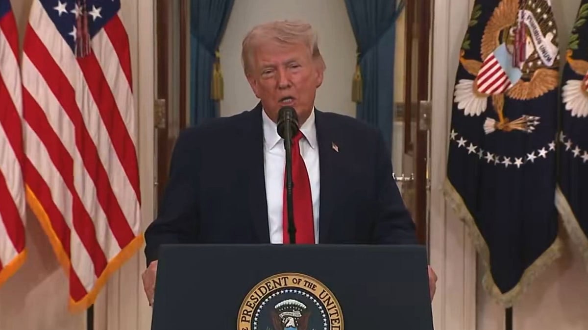 <div class="paragraphs"><p>'Will Hit Iran Hard...': Trump's Speech Leads To Oil Price Surge, Fall in Stocks</p></div>