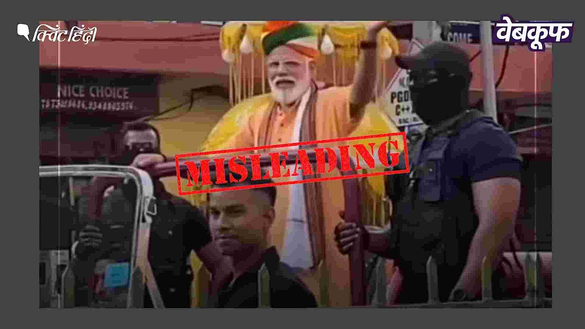 <div class="paragraphs"><p>पीएम मोदी के रोड शो का बताकर वायरल है वीडियो</p></div>