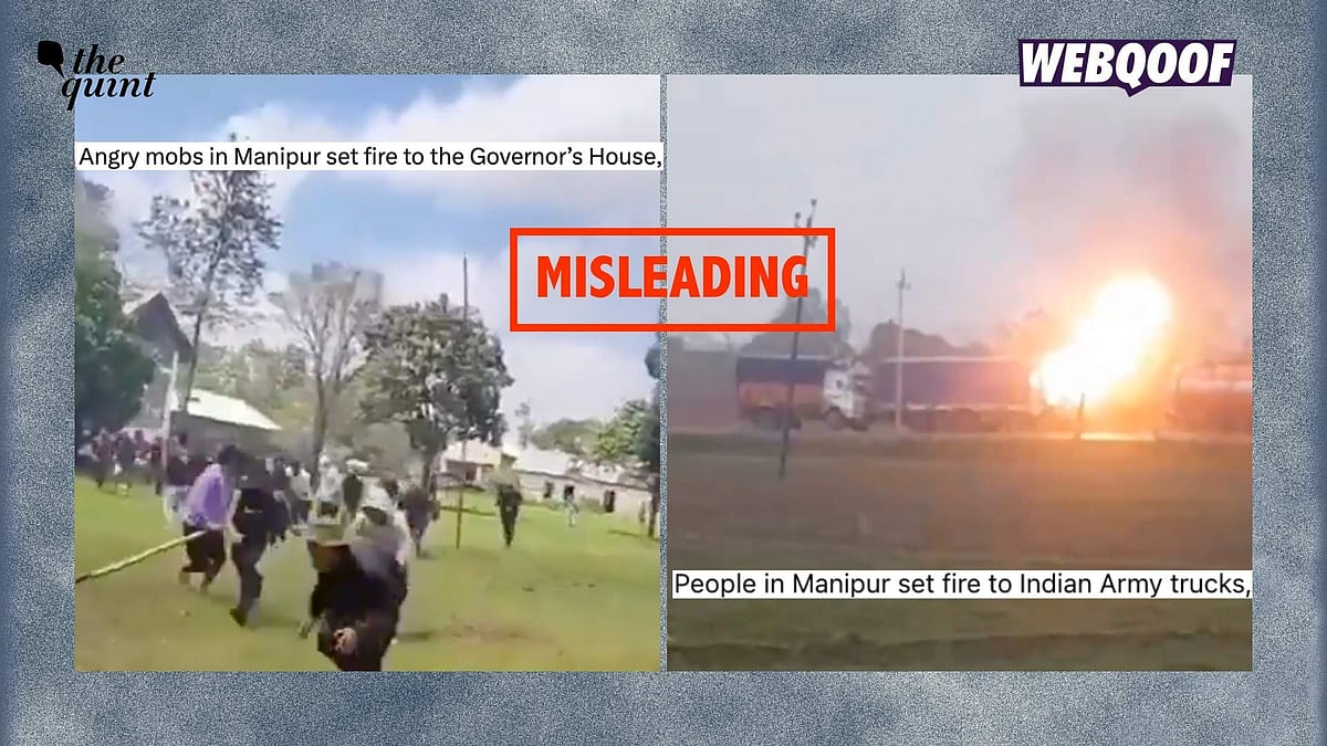 <div class="paragraphs"><p>A set of videos showing people running amok and oil tankers on fire are being shared with the misleading claim that locals attacked the Indian Army during the recent violence in Manipur.</p></div>