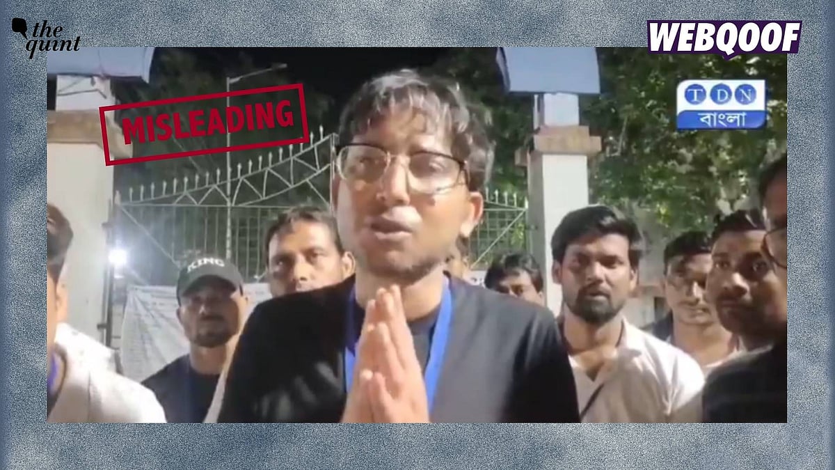 <div class="paragraphs"><p>A video of TMC candidate, Bayron Biswas, is being shared with the false claim that it shows him openly accepting defeat and naming other sitting MLAs who are also set to lose.</p></div>