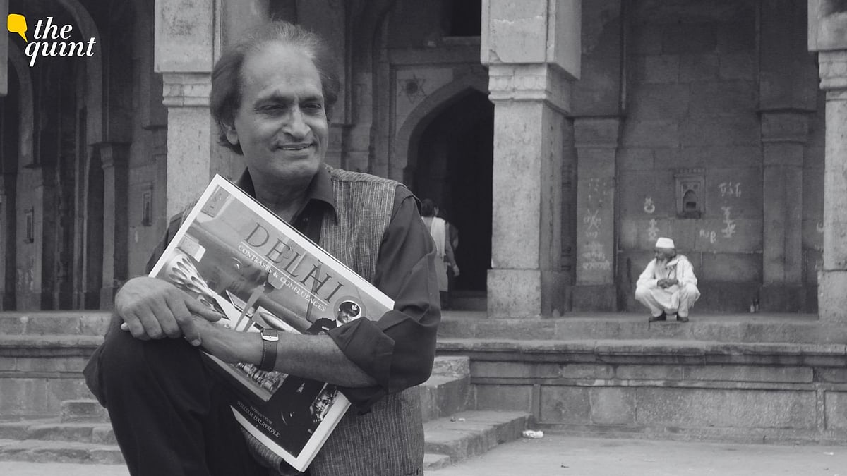 <div class="paragraphs"><p>Raghu Rai at Mehrauli Archaeological Park with his book of photographs of Delhi in 2009.</p></div>