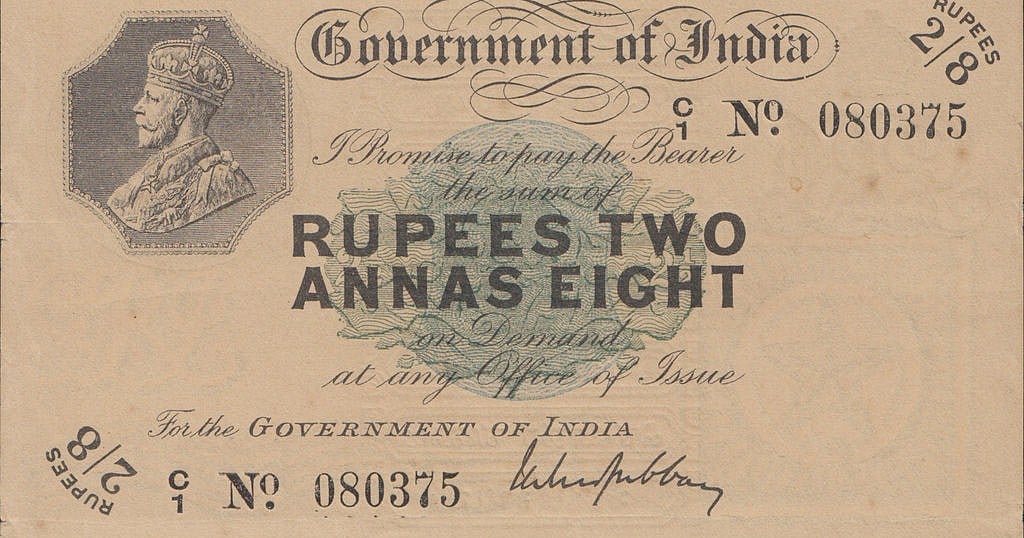 2 Rubes Note Two And A Half Rupees: India’s Short-Lived Yet Exotic Note