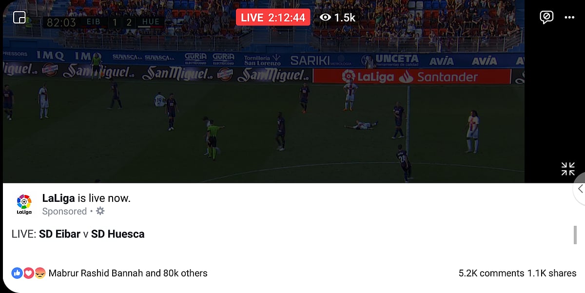 How to watch la liga matches on facebook new arrivals