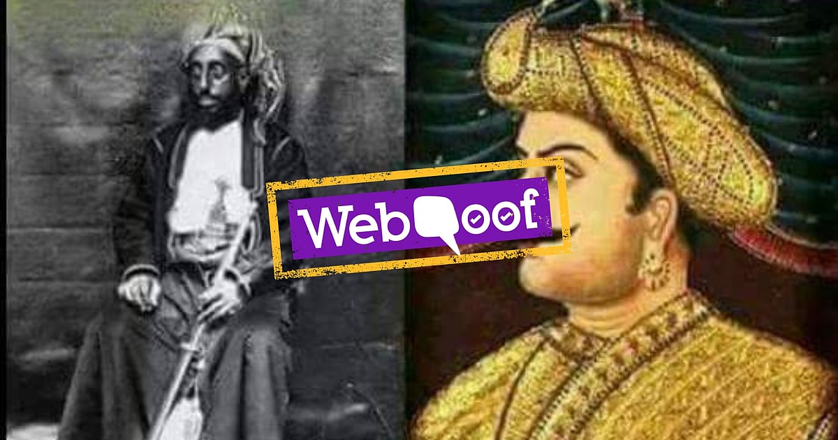Tipu Sultan’s ‘Real’ Photo Tweeted by BJP Spokesman is Not...Real