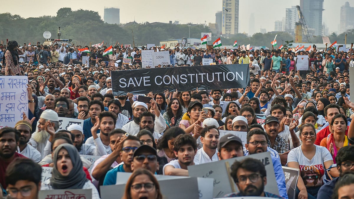 CAA NRC Protests in Mumbai, Maharashtra | In Mumbai’s Azaad Maidan ...
