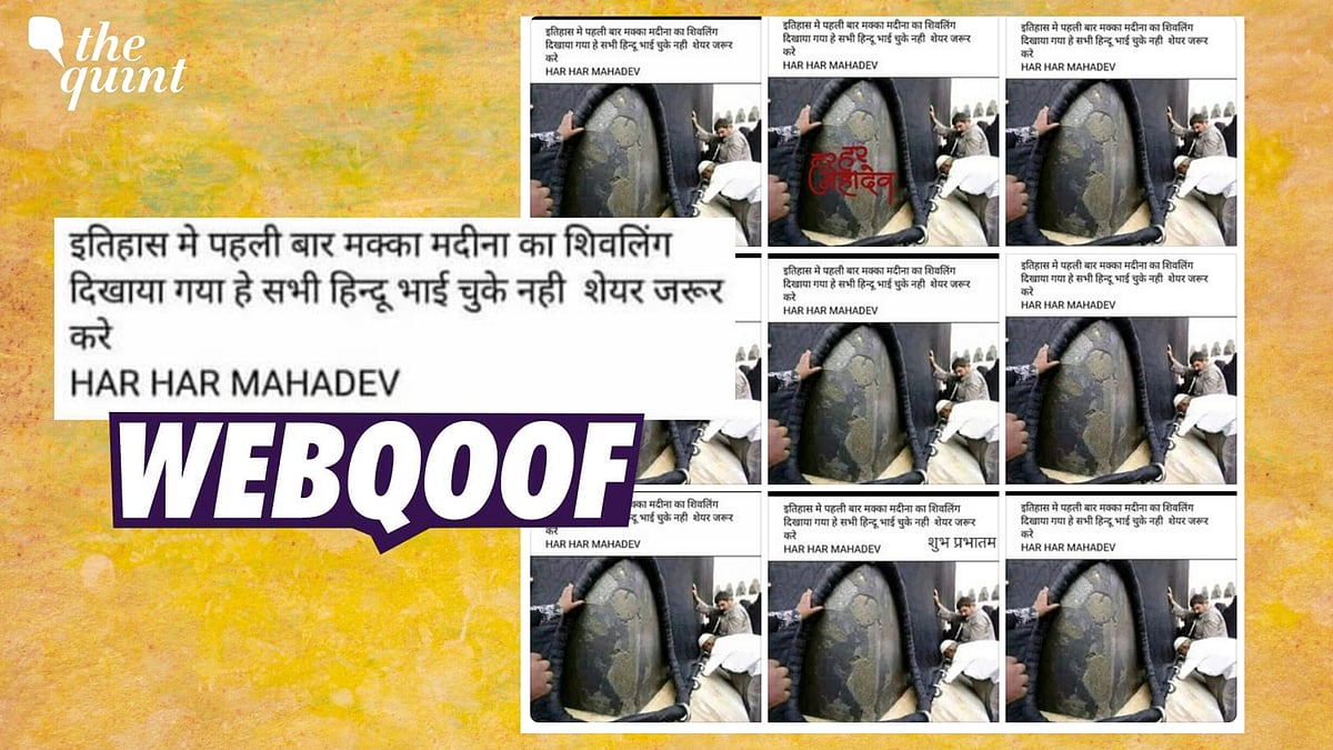 Fact Check A Shivling Was Not Spotted In The Holy City Of Mecca