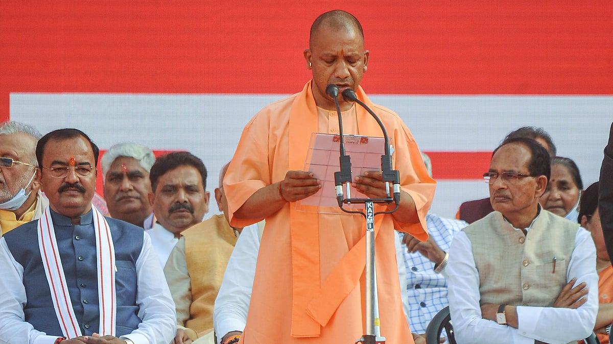 Yogi Adityanath Sworn in As Uttar Pradesh CM; New BJP Government Takes Oath