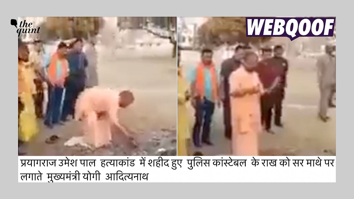 Fact-Check | This Is an Old Video Shows Yogi Adityanath Smearing Ashes ...