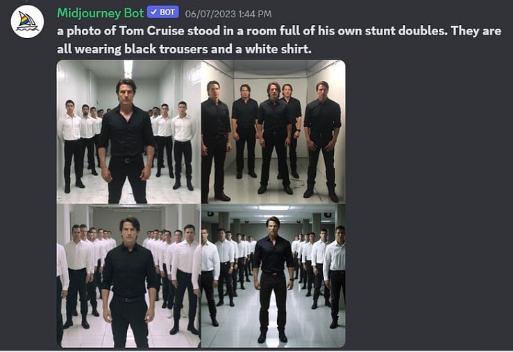 ロボット Cruise Tom Fact-check | AI Generated Image of Tom Cruise With