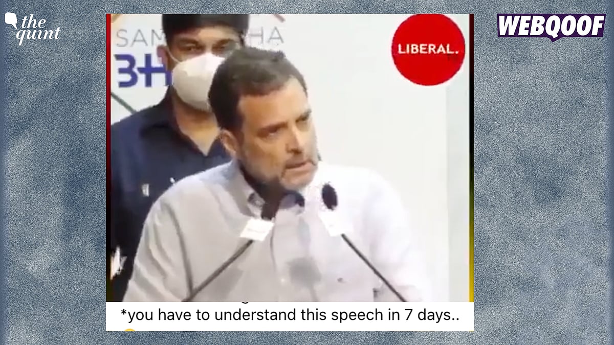 Fact-Check | Edited Video of Rahul Gandhi's Speech on Dalit Atrocities ...