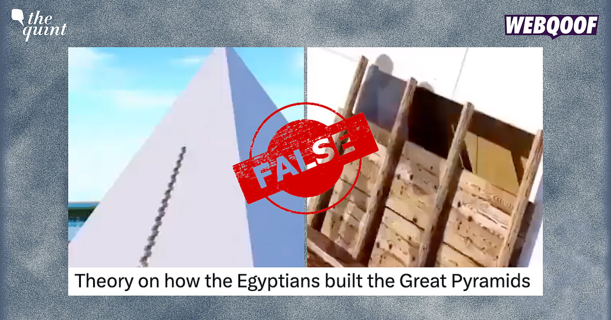 Whipped Building Pyramid Fact-Check | Were Concrete and Wood Used to Build Pyramid? Experts Weigh In