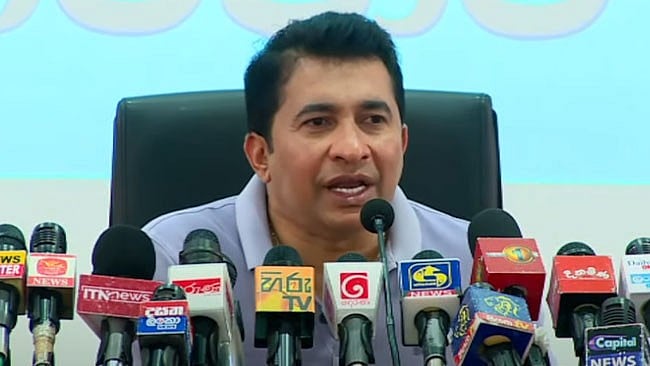 Mp Roshan Ranasinghe Sri Lanka President Ranil WIckremesinghe Sack Sports Minister Roshan ...